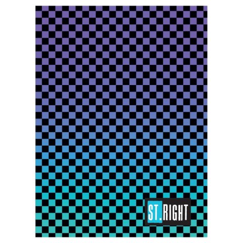 Zeszyt A5 CHECKERED VIBE 32k. 70g linia podwójna kolorowa Unipap