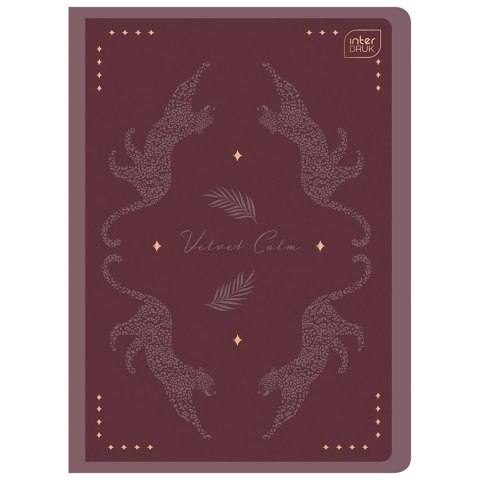 Zeszyt A5 METALIC SATIN GOLD II 60k. 70g krata Interdruk (ZE60KFG)