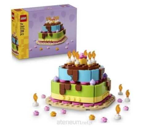 Klocki konstrukcyjne Iconic TORT NA PRZYJĘCIE URODZINOWE Lego (40815)