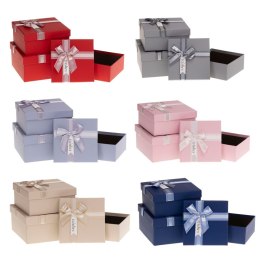 Pudełko na prezent Rozette (PUG-25221-PR set 3 pcs)