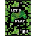Zeszyt A5 GAME ZONE 32k. 70g linia podwójna kolorowa Unipap