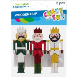 Klamry BN mix 3 szt Craft With Fun (545854)