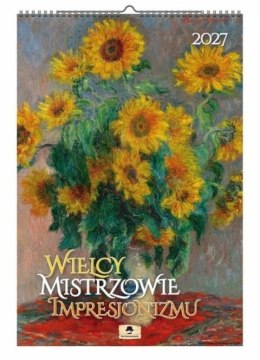 Kalendarz ścienny WIELCY MISTRZOWIE IMPRESJONIZMU 12 KART A3 Avanti (A3 VD 18)